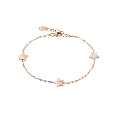 SALVINI I SEGNI 9KT. BRACCIALE STELLE ORO ROSA E DIAMANTE 0.01 20087185
