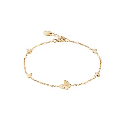 SALVINI I SEGNI 9KT. BRACCIALE FARFALLA ORO GIALLO E DIAMANTE 0.01 20087147