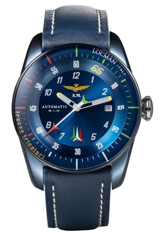 LOCMAN AVIATORE FRECCE TRICOLORI 0455B02S-BLFTBLPB