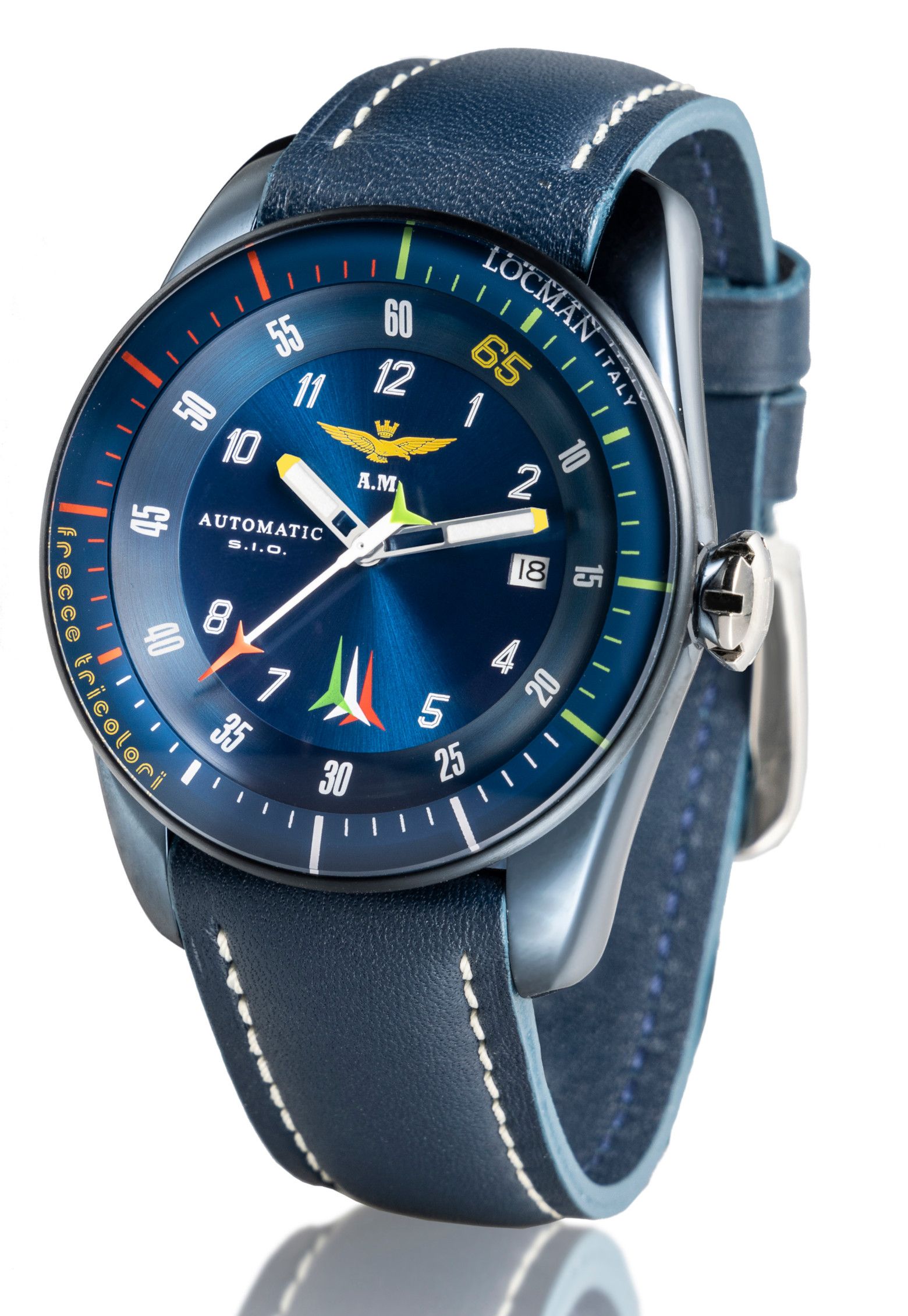 LOCMAN AVIATORE FRECCE TRICOLORI 0455B02S-BLFTBLPB