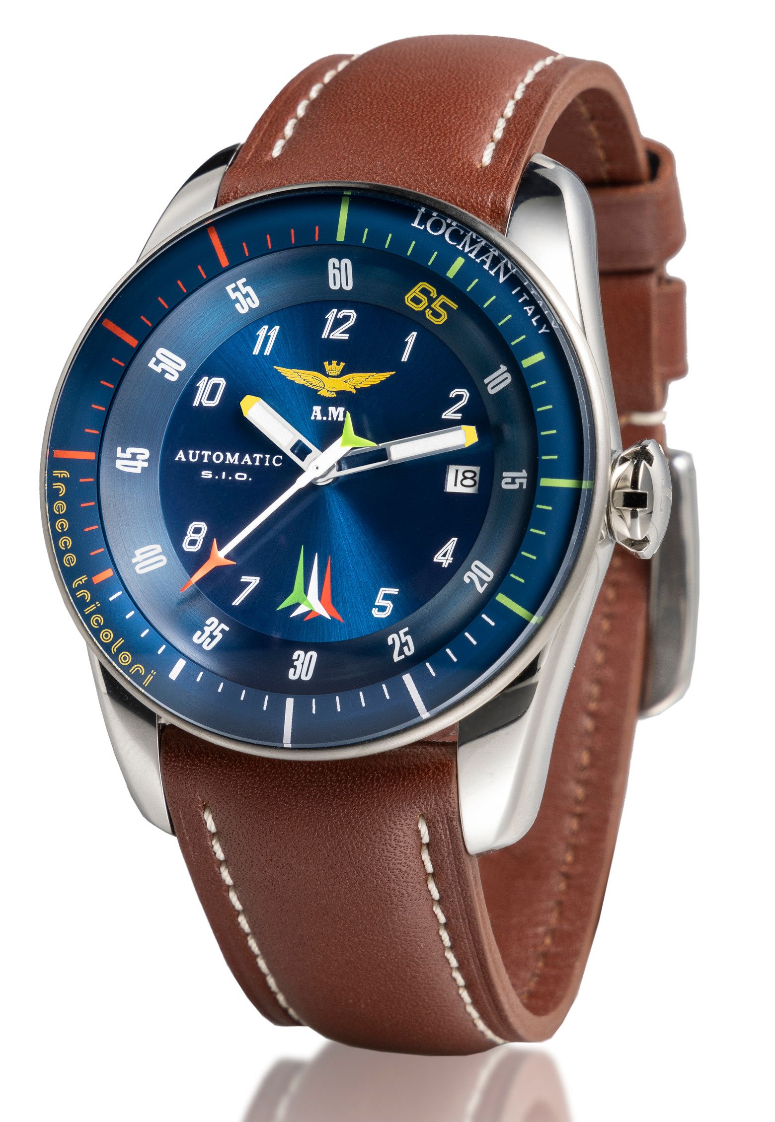 LOCMAN AVIATORE FRECCE TRICOLORE 0455A02S-00FTBLPT
