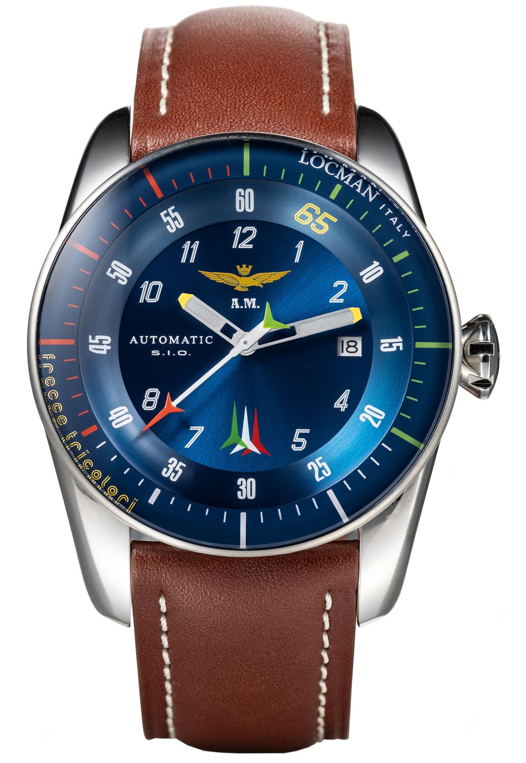 LOCMAN AVIATORE FRECCE TRICOLORE 0455A02S-00FTBLPT