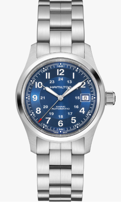 Hamilton Khaki Field Auto Carica Automatica Blue