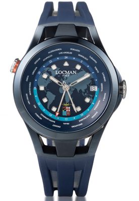 LOCMAN MONTECRISTO AMERIGO VESPUCCI SPECIAL EDITION GMT PVD 0548B02A-BLAMVESB