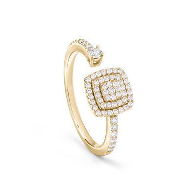 SALVINI BAGLIORI ANELLO ORO GIALLO CON DIAMANTI TAGLIO BRILLANTE CT 0.35 COLORE GH 20091600