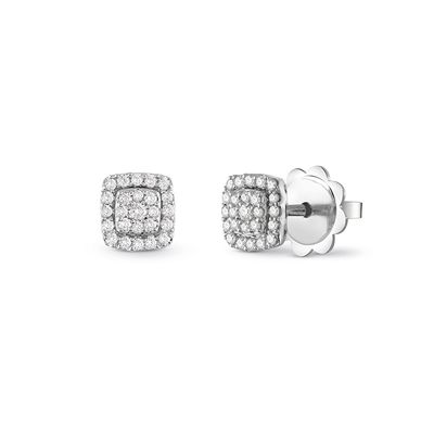 SALVINI BAGLIORI ORECCHINI ORO BIANCO CON DIAMANTI TAGLIO BRILLANTE CT 0.18 20094174