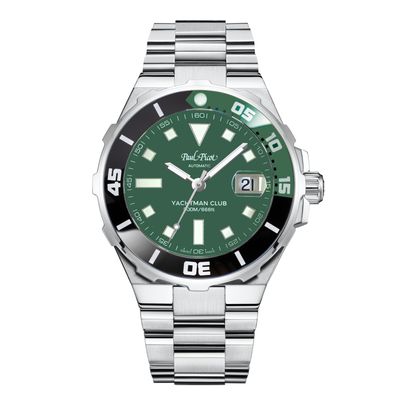 PAUL PICOT YACHTMAN CLUB Automatic 43mm Green Dial 1252ZNV