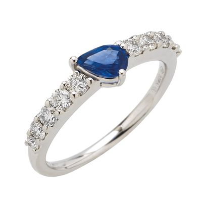 ANELLO VALENTINA CALLEGHER ORO 750‰ CON ZAFFIRO E DIAMANTI 10988SGOZF ANELLO VALENTINA CALLEGHER ORO 750‰ CON ZAFFIRO E DIAMANTI 10988SGOZF