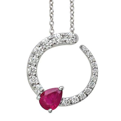 COLLIERINO VALENTINA CALLEGHER ORO 750‰ CON RUBINO E DIAMANTI 11176SGORB COLLIERINO VALENTINA CALLEGHER ORO 750‰ CON RUBINO E DIAMANTI 11176SGORB