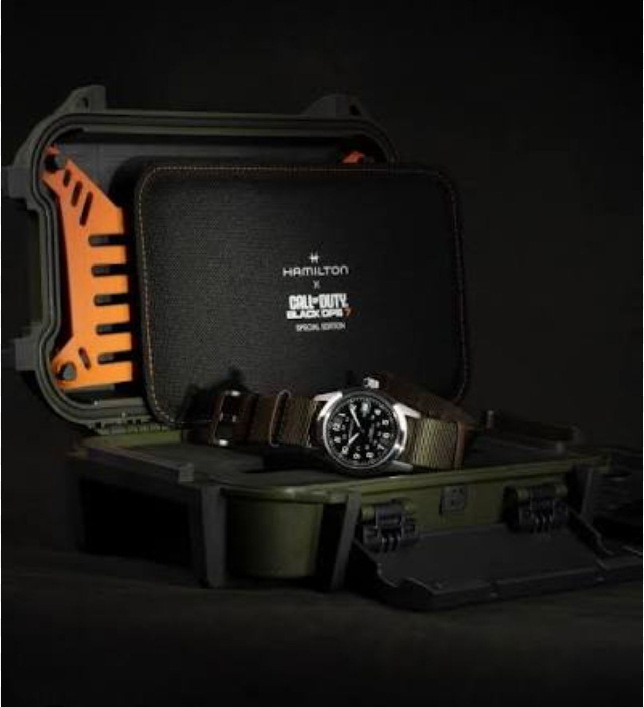 HAMILTON KHAKI FIELD CALL OF DUTY BLACK OPS 7 SPECIAL EDITION AUTO 38MM H70475930