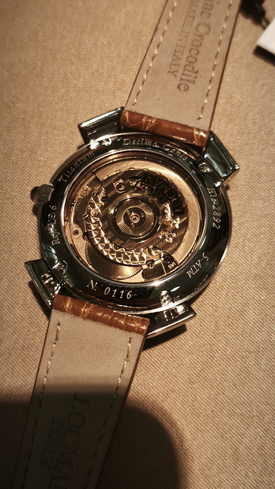 LOCMAN X L'O DECIMO CANTO OCCHIO DI TIGRE AUTOMATIC SWISS MADE MOVEMENT 0LO6T04K-00TYBK0AM