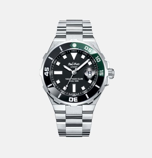 PAUL PICOT YACHTMAN CLUB Automatic 43mm Green/Black Dial P1251NV.SG.4000.3614