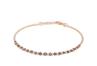 BRACCIALE GIOVANNI FERRARIS FRAGRANZE ORO ROSA DIAMANTI E DIAMANTI BROWN Ref.BR2039CRSI/BW