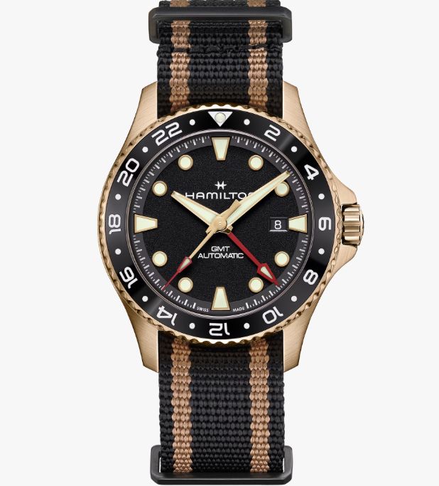 Hamilton Khaki Navy Scuba GMT Automatic 43mm bronzo H82565930