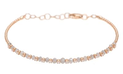 BRACCIALE GIOVANNI FERRARIS FRAGRANZE ORO ROSA DIAMANTI E DIAMANTI MILK Ref.BR2039CRSI/WM