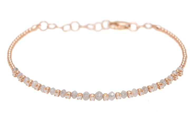 BRACCIALE GIOVANNI FERRARIS FRAGRANZE ORO ROSA DIAMANTI E DIAMANTI MILK Ref.BR2039CRSI/WM