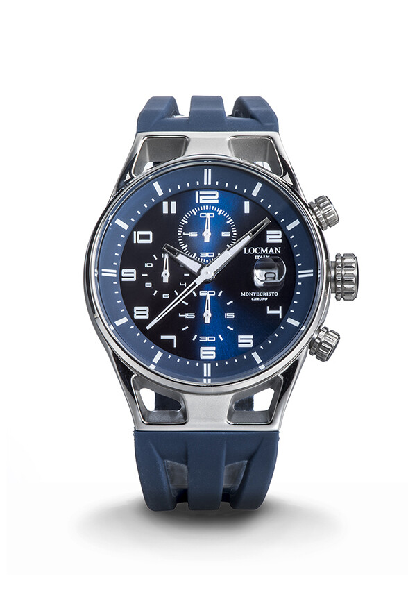 LOCMAN MONTECRISTO CHRONO QUARTZ UOMO/UNISEX 41MM BLUE 0542A02S-00BLWHSB