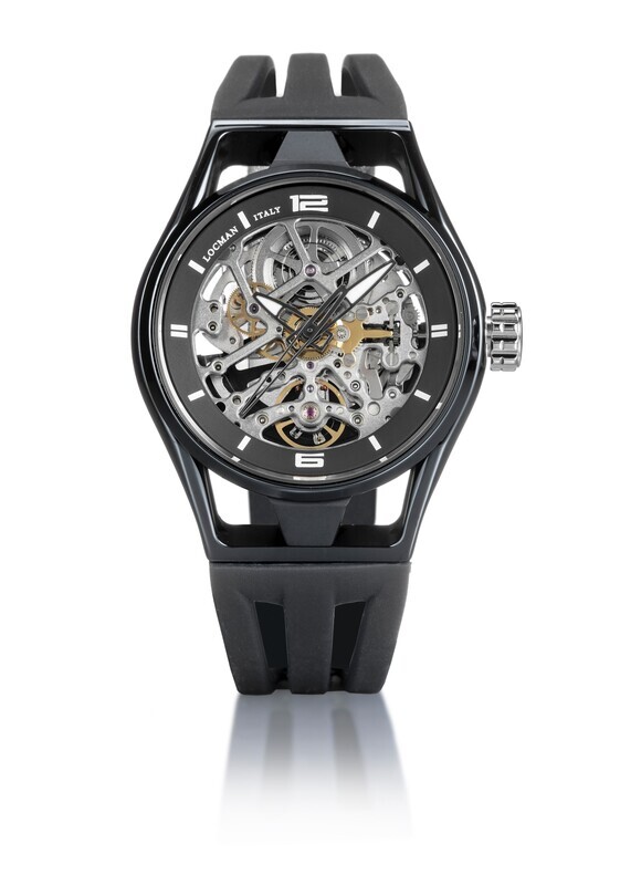 LOCMAN MONTECRISTO SKELETON PVD LIMITED EDITION AUTOMATICO 0538K01S-BKBKGYSK