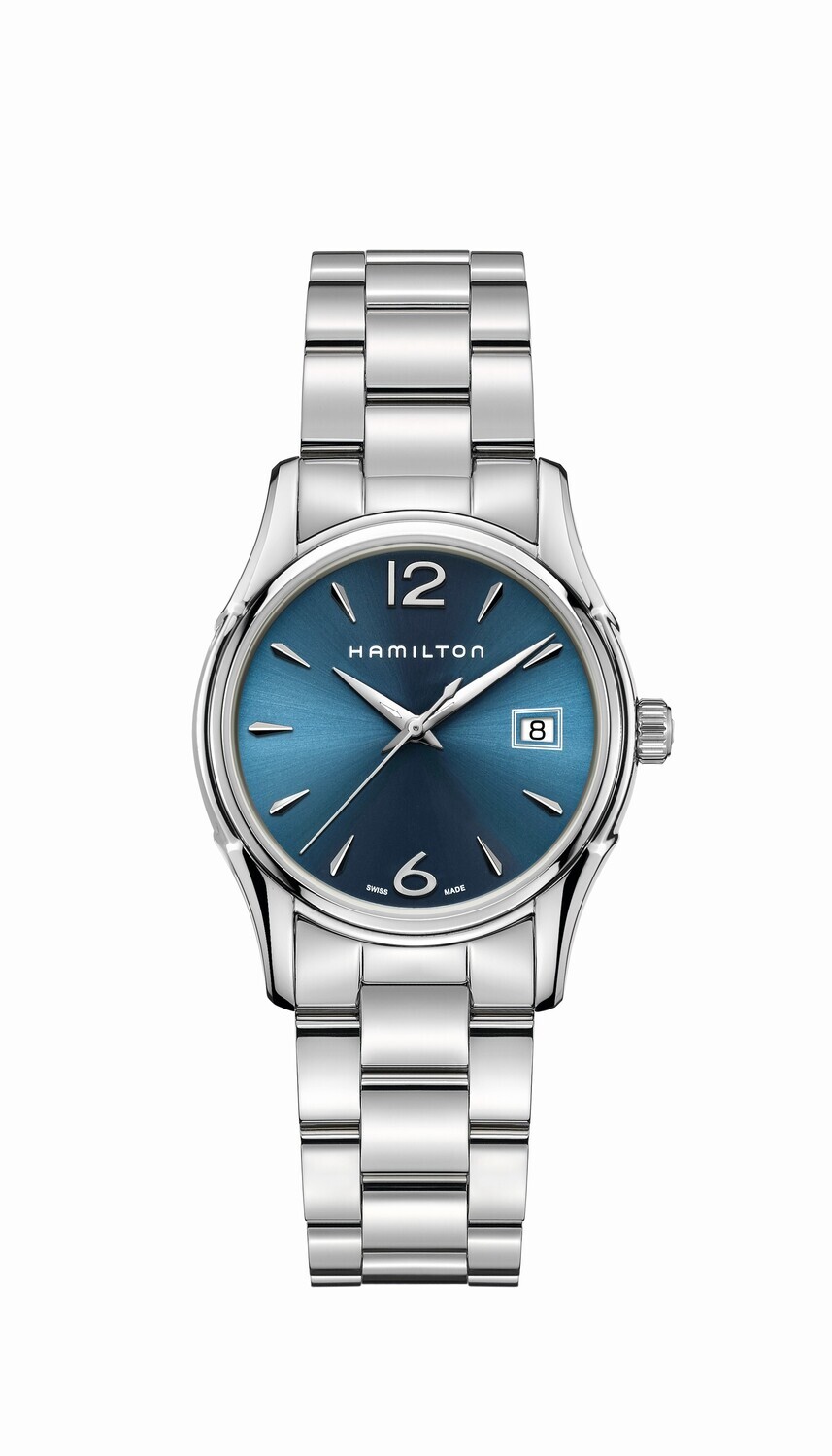 HAMILTON JAZZMASTER LADY QUARTZ QUARZO BLU 34mm H32351145 HAMILTON JAZZMASTER LADY QUARTZ QUARZO BLU 34mm H32351145