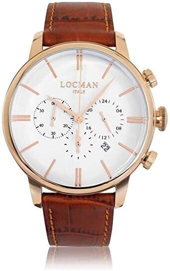 LOCMAN 1960 CHRONO PVD ROSE QUADRANTE BIANCO 0254R05R-RRAVRGPN