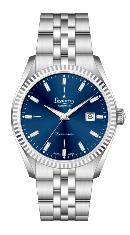 LEVRETTE 1832 LEVMASTER CLASSIC 41mm QUADRANTE BLU ACCIAIO CON BRACCIALE AUTOMATIC 4014.20A.B60.B20 LEVRETTE 1832 LEVMASTER CLASSIC 41mm QUADRANTE BLU ACCIAIO CON BRACCIALE AUTOMATIC 4014.20A.B60.B20
