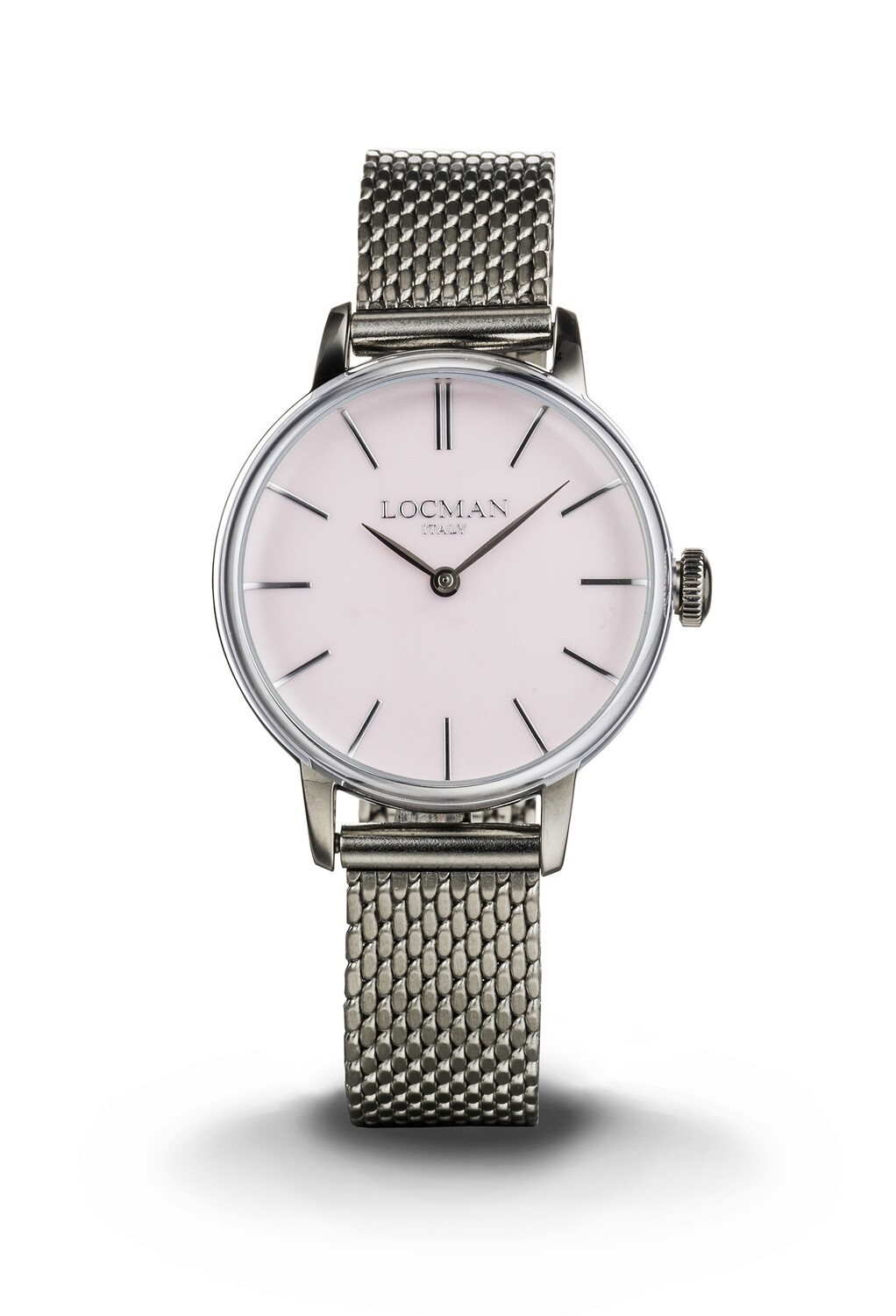 LOCMAN 1960 LADY SOLO TEMPO AL QUARZO QUADRANTE ROSA BABY BRACCIALE ACCIAIO MAGLIA MILANO 0253A11A-00PKNKB0 LOCMAN 1960 LADY SOLO TEMPO AL QUARZO QUADRANTE ROSA BABY BRACCIALE ACCIAIO MAGLIA MILANO 0253A11A-00PKNKB0