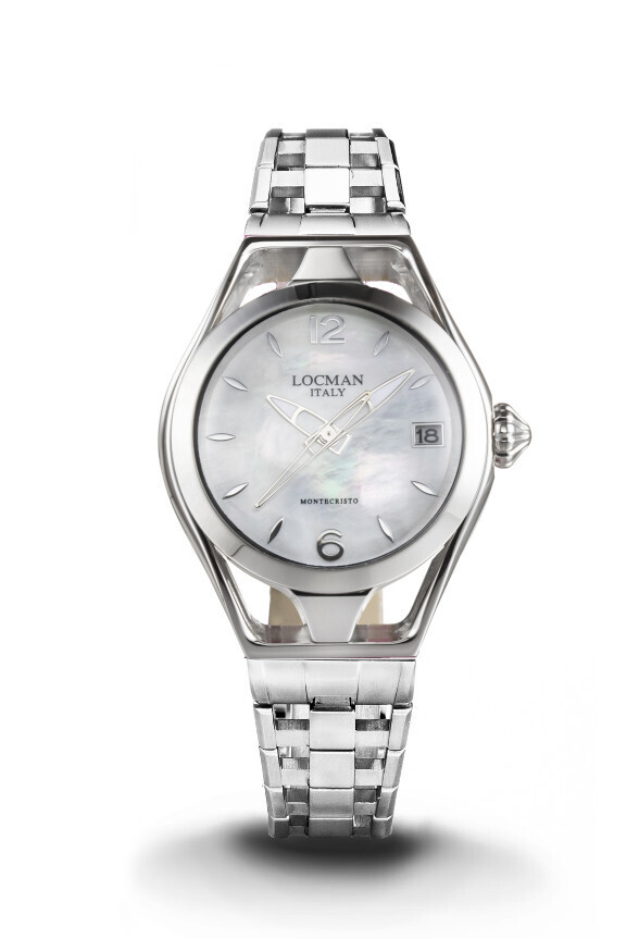 LOCMAN MONTECRISTO LADY 36MM BRACCIALE QUADRANTE BIANCO MADREPERLA 0526A14A-00MWNKB0