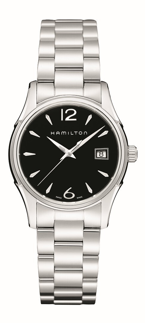 HAMILTON JAZZMASTER LADY QUARTZ QUARZO NERO 34mm H32351135 HAMILTON JAZZMASTER LADY QUARTZ QUARZO NERO 34mm H32351135