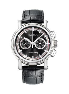 PAUL PICOT NEW TECHNICUM Manual Chronograph 41mm Limited Edition 400pz Black Dial 3813S