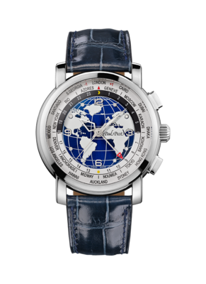 PAUL PICOT FIRSHIRE MEGAROTOR GMT Automatic 42mm Blue Dial 0482SG-2401W PAUL PICOT FIRSHIRE MEGAROTOR GMT Automatic 42mm Blue Dial 0482SG-2401W