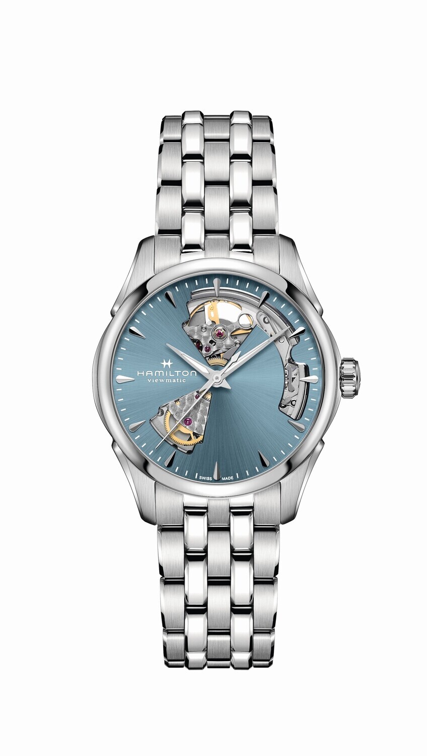 HAMILTON JAZZMASTER OPEN HEART LADY AUTO 36MM H32215140 HAMILTON JAZZMASTER OPEN HEART LADY AUTO 36MM H32215140