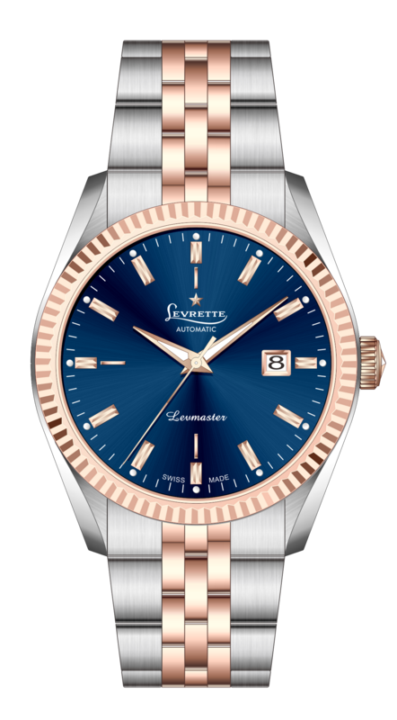 LEVRETTE 1832 LEVMASTER CLASSIC 41mm ACCIAIO E PVD ROSE QUADRANTE BLU AUTOMATIC BRACCIALE ACCIAIO BICOLOR 4014.23A.B64.B23 LEVRETTE 1832 LEVMASTER CLASSIC 41mm ACCIAIO E PVD ROSE QUADRANTE BLU AUTOMATIC BRACCIALE ACCIAIO BICOLOR 4014.23A.B64.B23