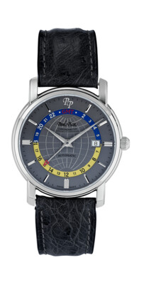 PAUL PICOT FIRSHIRE AUTOMATIC GMT 40mm Grey Dial 3755.GMT