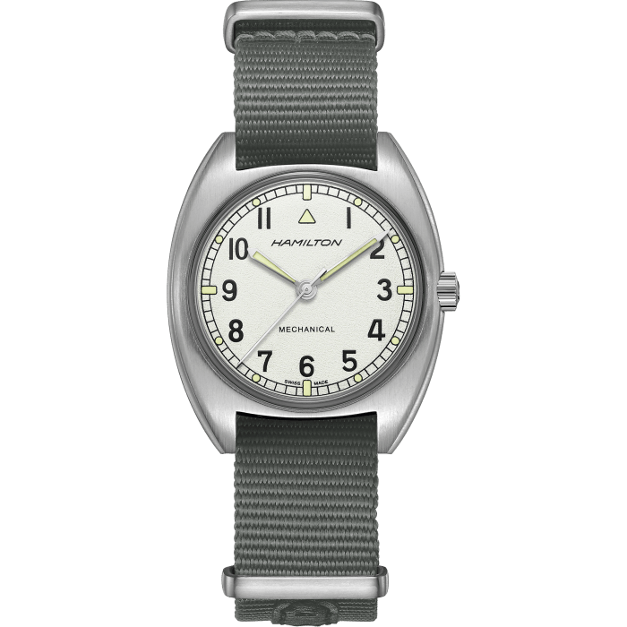 HAMILTON KHAKI AVIATION PILOT PIONEER MECHANICAL H76419951