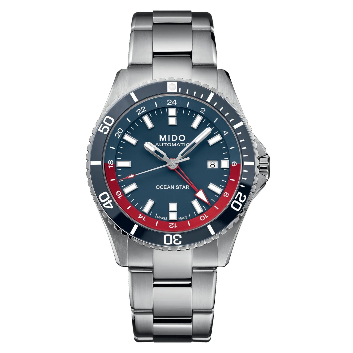 MIDO OCEAN STAR GMT EDIZIONE SPECIALE (1 CINTURINO EXTRA) M0266291104100