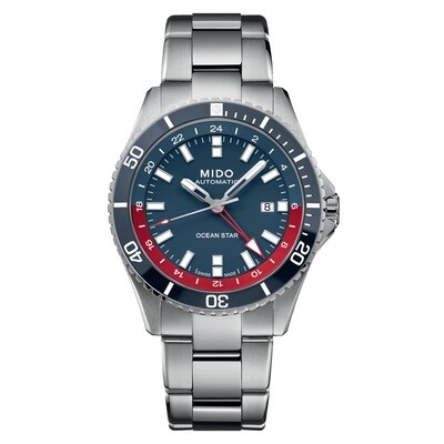 MIDO OCEAN STAR GMT EDIZIONE SPECIALE (1 CINTURINO EXTRA) M0266291104100 MIDO OCEAN STAR GMT EDIZIONE SPECIALE (1 CINTURINO EXTRA) M0266291104100
