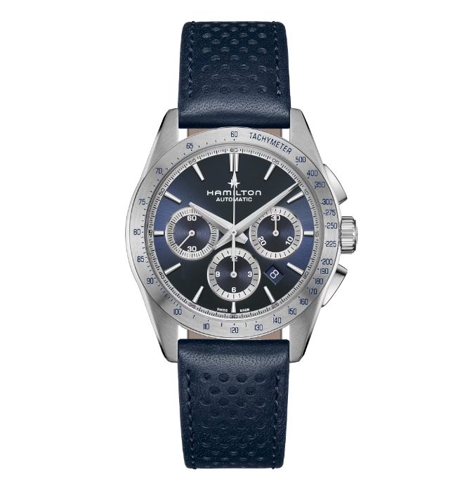 HAMILTON JAZZMASTER PERFORMER AUTO CHRONOCarica automatica 42mm H36616640 HAMILTON JAZZMASTER PERFORMER AUTO CHRONOCarica automatica 42mm H36616640