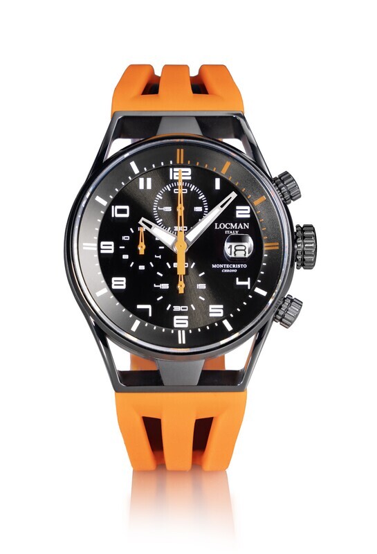 LOCMAN MONTECRISTO CHRONO QUARTZ BLACK PVD 41MM 00542K01S-BKBKORSO