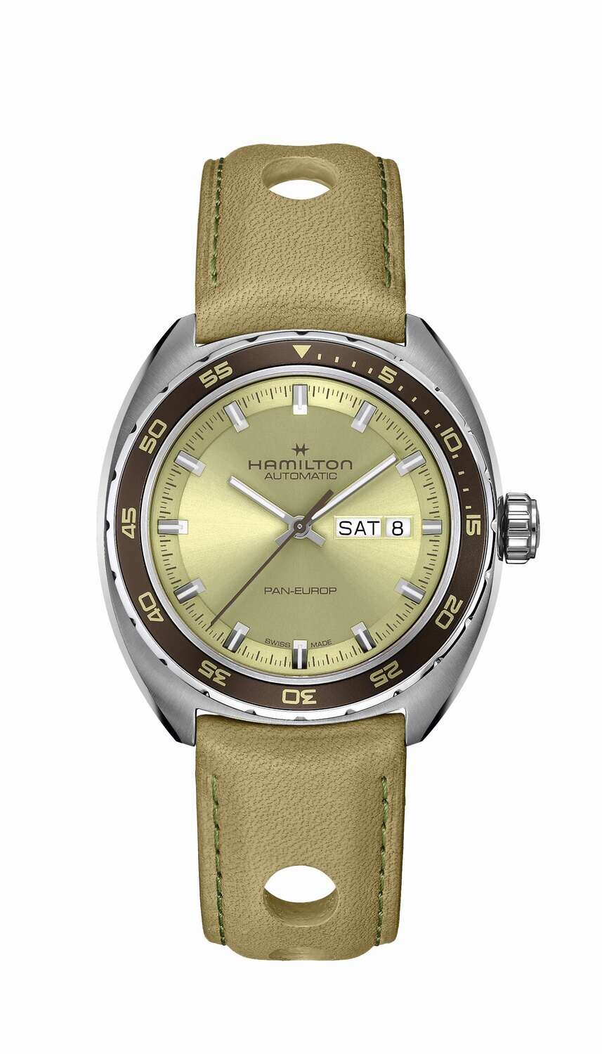 HAMILTON PAN EUROP AMERICAN CLASSIC  DAY DATE AUTO Carica automatica 42mm H35445860