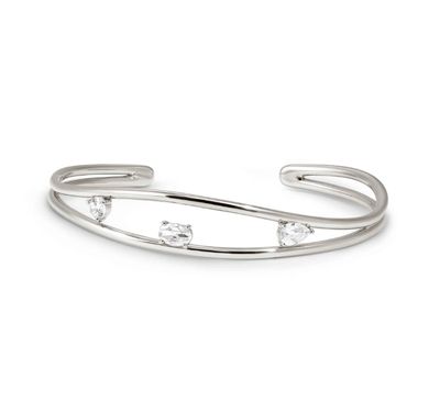Nomination Bracciale Rigido My Rebel Art con Pietre Bianche 242804 Nomination Bracciale Rigido My Rebel Art con Pietre Bianche 242804