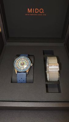 *USATO CEVENINI PREOWNED* MIDO OCEAN STAR DECOMPRESSION WORLDTIMER M0268291704100