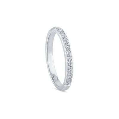 Salvini  I Classici anello oro Bianco con Diamanti