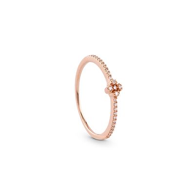 Salvini Bagliori anello fiore oro rosa con Diamanti ct.0.09 Salvini Bagliori anello fiore oro rosa con Diamanti ct.0.09