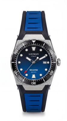 LOCMAN MARE 300MT 40MM NERO E BLU LOCMAN MARE 300MT 40MM NERO E BLU