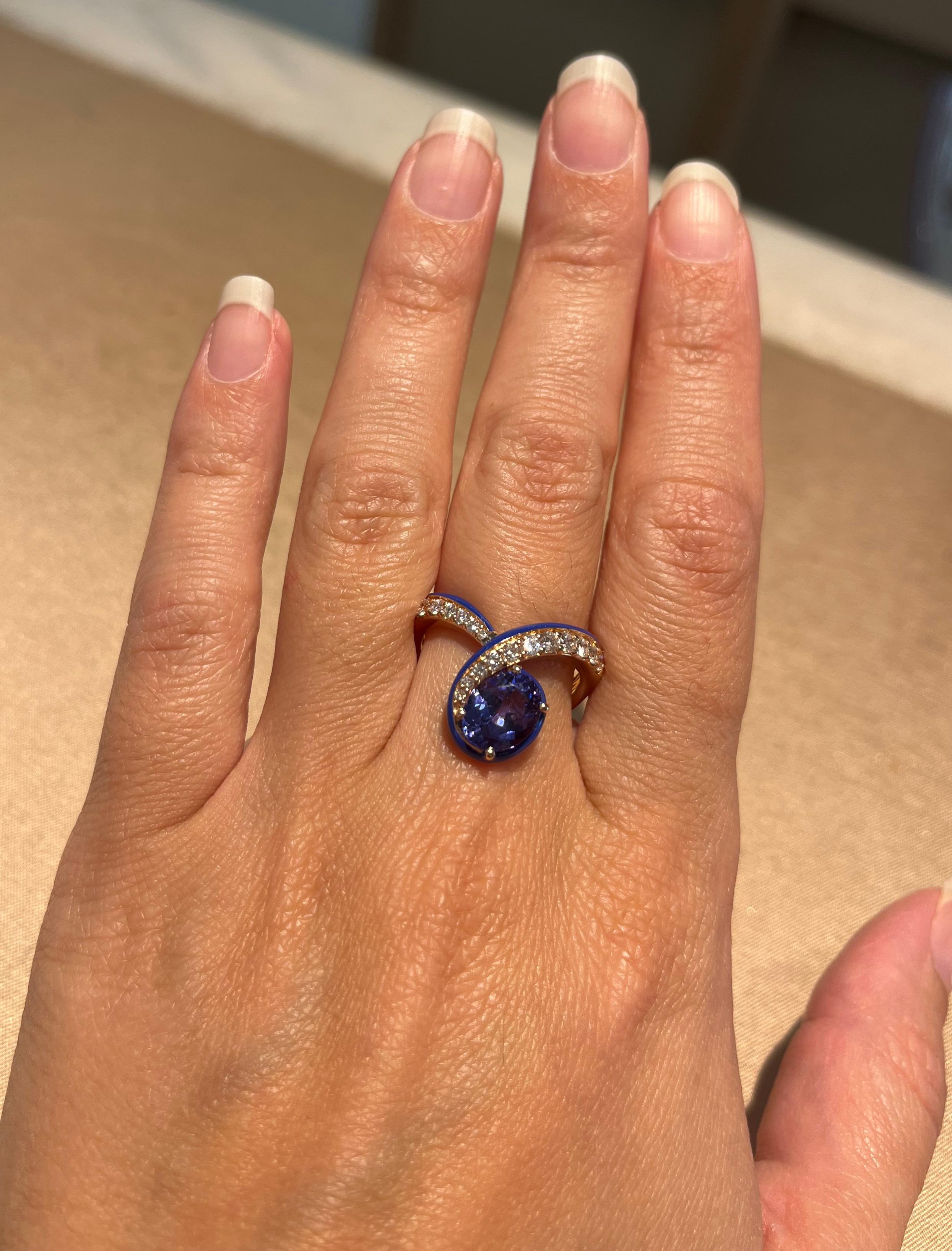Giovanni Ferraris Anello Tanzanite Collezione Pura AN2186R/116