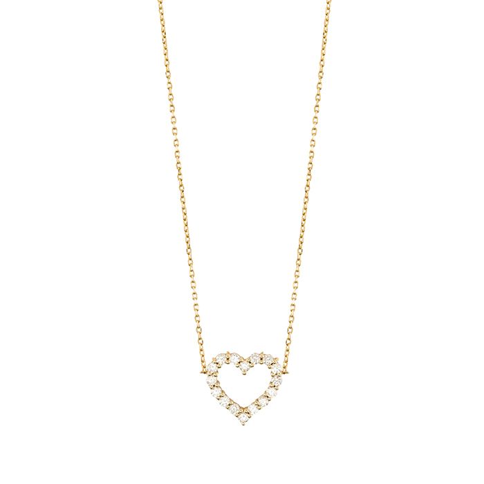 Collierino Cuore Bliss Oro Giallo e Diamanti 20118003