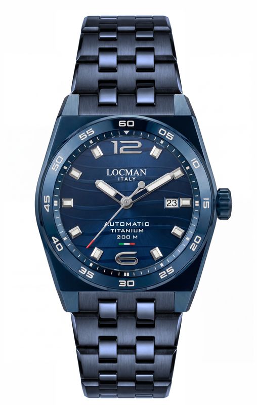 LOCMAN STEALTH  - OROLOGIO 42MM AUTOMATICO FULL TITANIUM 0224B02A-BBBLNKBB