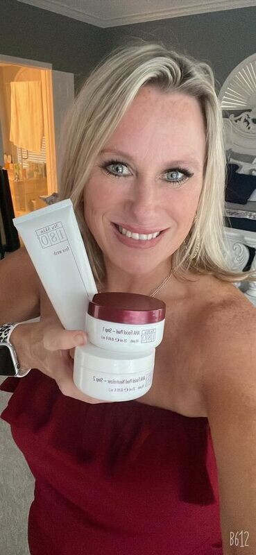 Nu Skin 180°® AHA Facial Peel Pads and Neutralizer-Chemical peel at home!