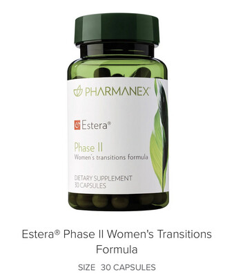 Menopause Support-post Menopausal Estera Phase II Transition  Formula
