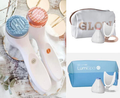 LumiSpa iO Accent Bundle!! Eye Attachment and Ideal eyes eye cream. Choose From Rose Gold Or Blue.